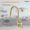 NEW-OPENED BOX Tohlar Gold Kitchen Faucets with Pull-Down Sprayer Brushed Gold 3