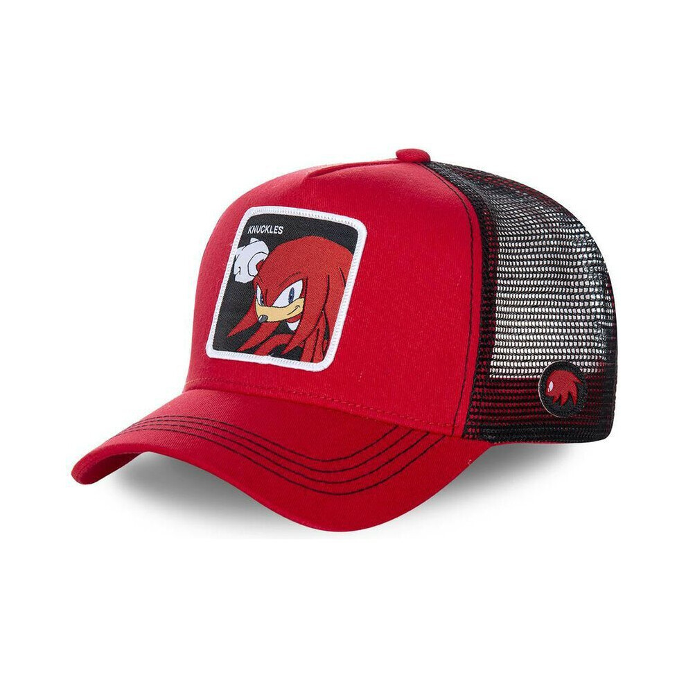 (KNUCKLES) Sonic Baseball Cap Adjustable Mesh Style Hats