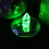 4PCS, 7 Farbe LED Licht Basis Stand Halter Multi Farbe für Kristall Ornament Display 5