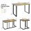 Costway 4-Piece Dining Table Set Kitchen Table Space-Saving Breakfast Table 2