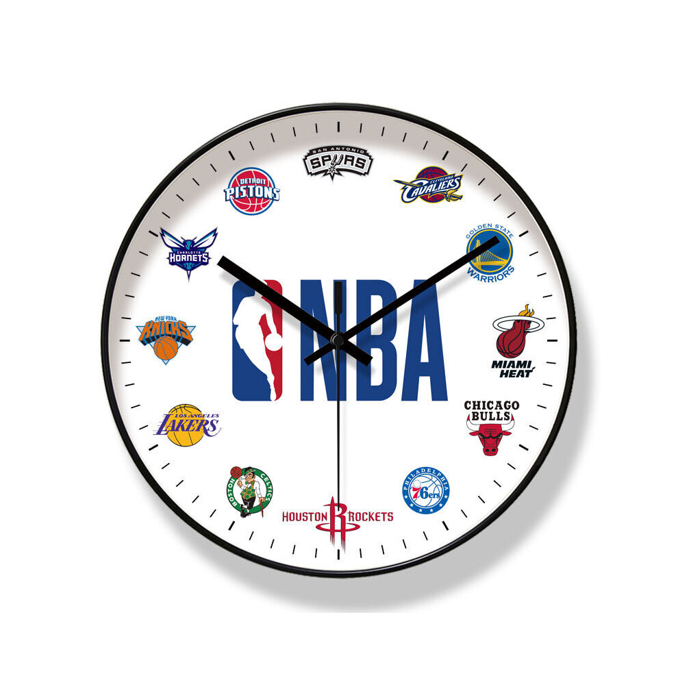 (10 inches) NBA Basketball theme wall clock silent wall clock wall decoration
