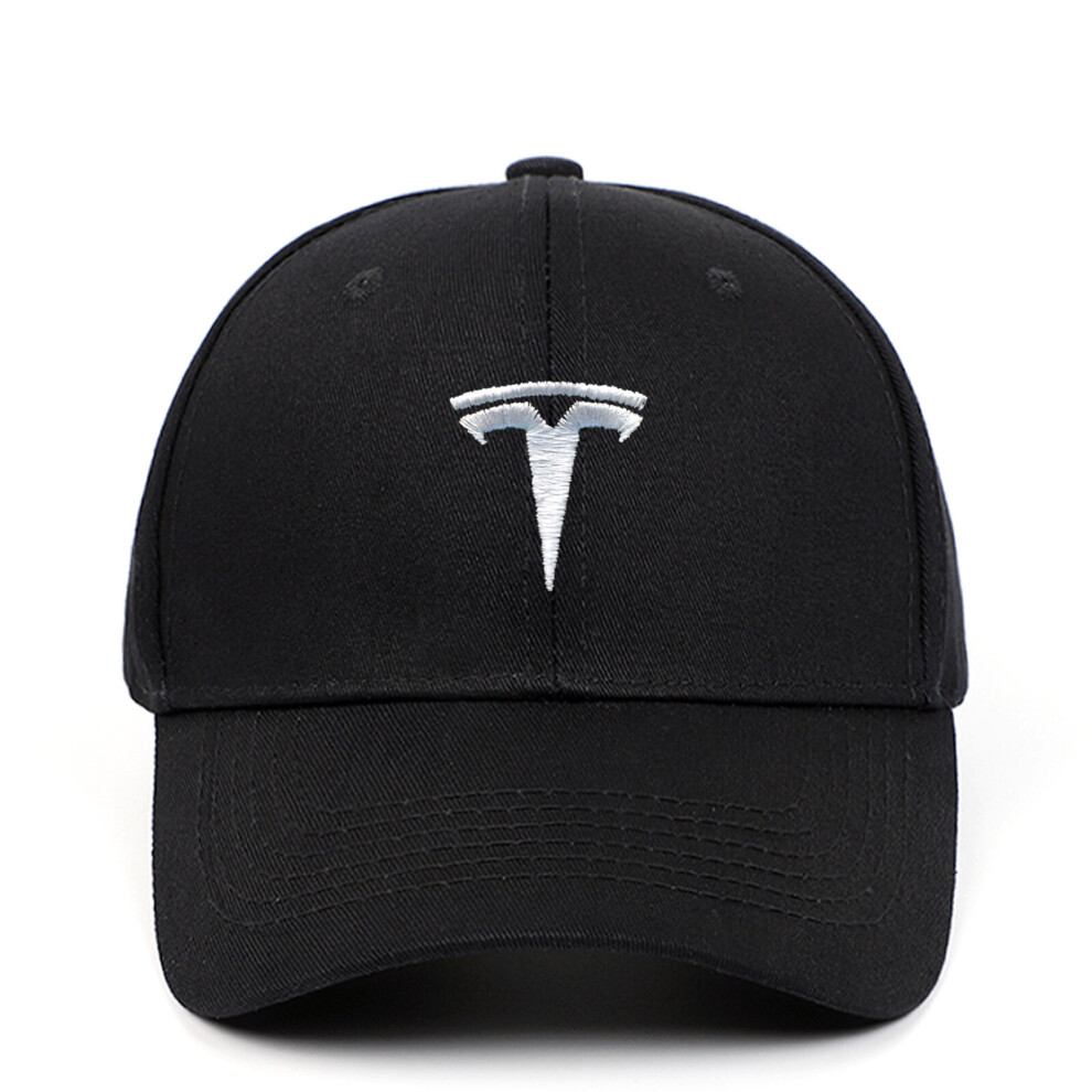 (Black) Tesla Baseball Cap Adjustable Hats