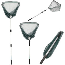 Aquarium Telescopic Fish Tank Net Extendable Handle Netting Pond Koi Catch, 2.1M