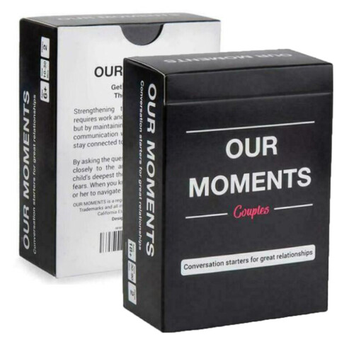 Our Moments Cards Couples Board Game Conversation Starters for Great Relationship 1