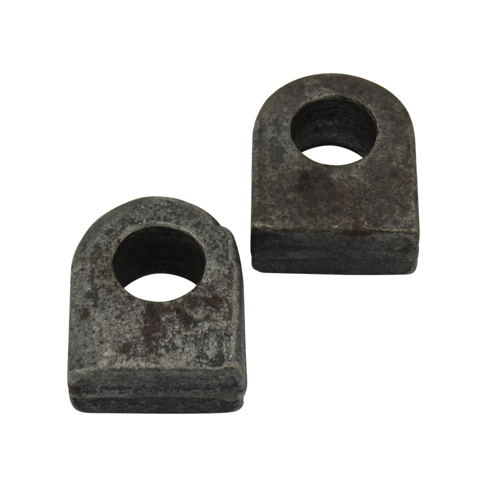 Weld On Gate Hinge Hanger Eyes 3/4" 19Mm X2 (Self Colour Slot Flat) 600988505469