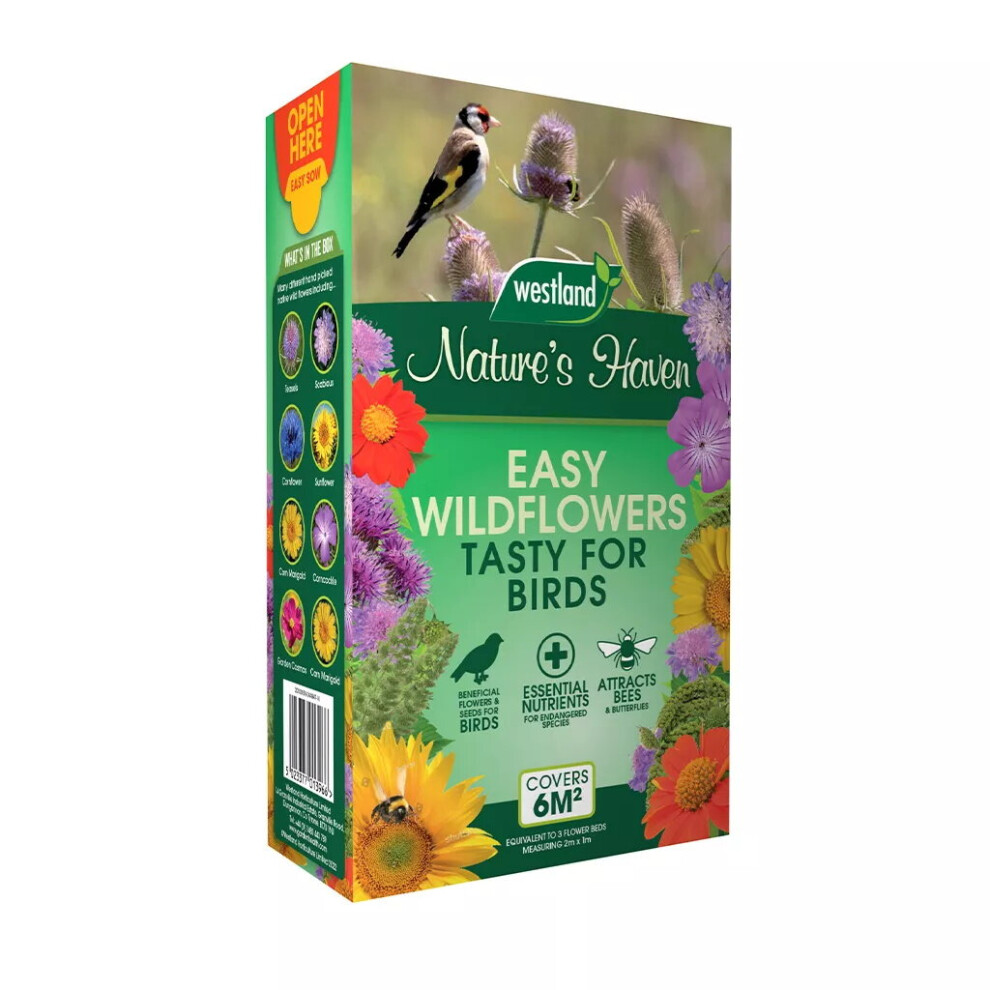 Nature's Haven Easy Wildflowers Tasty For Birds All in One Beneficial Flowers