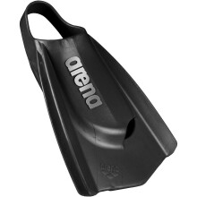 (Black, 44-45) Arena Powerfin Pro Flippers Underwater Swimming Fins Leg Kick Training Black