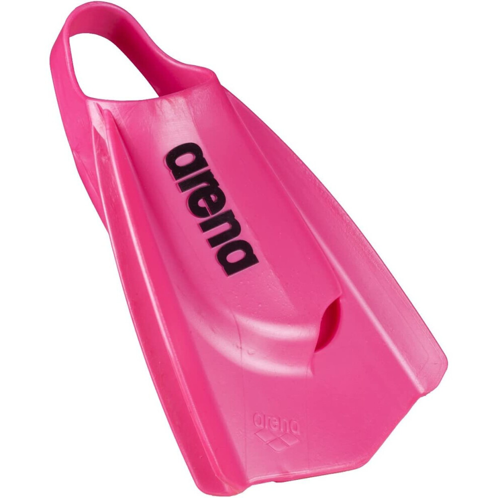 Arena (, 40-41) Powerfin Pro Flippers Underwater Swimming Fins Leg Kick Training Pink