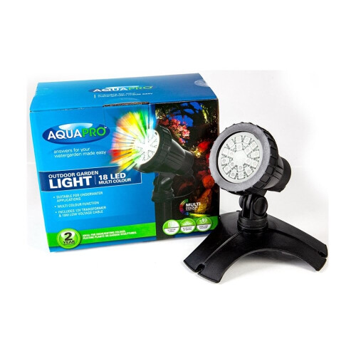 Aquapro Coloured Pond Light (18 LED) 1