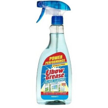 Elbow Grease Glass Cleaner Spray With Vinegar For Windows Mirrors Glass 500ml
