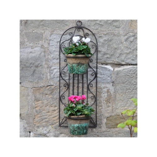 (Two Pots) Gothic Wall Pot Planter - Two Pots