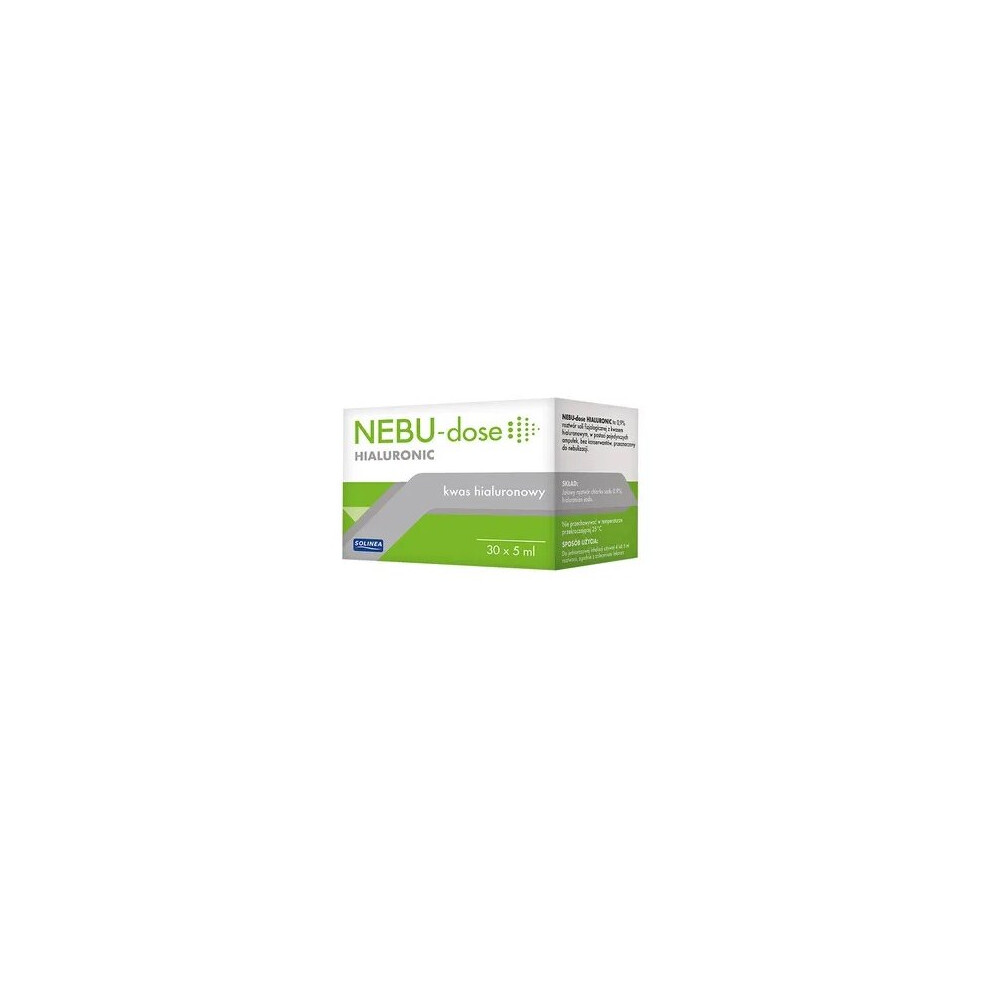 Solinea Nebu-Dose Hialuronic 30X5 Ml - Hialuronic Acid Hydration Serum Vials