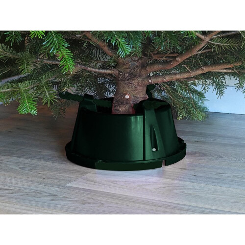 (Red) Bertie Christmas Tree Stand - Silver