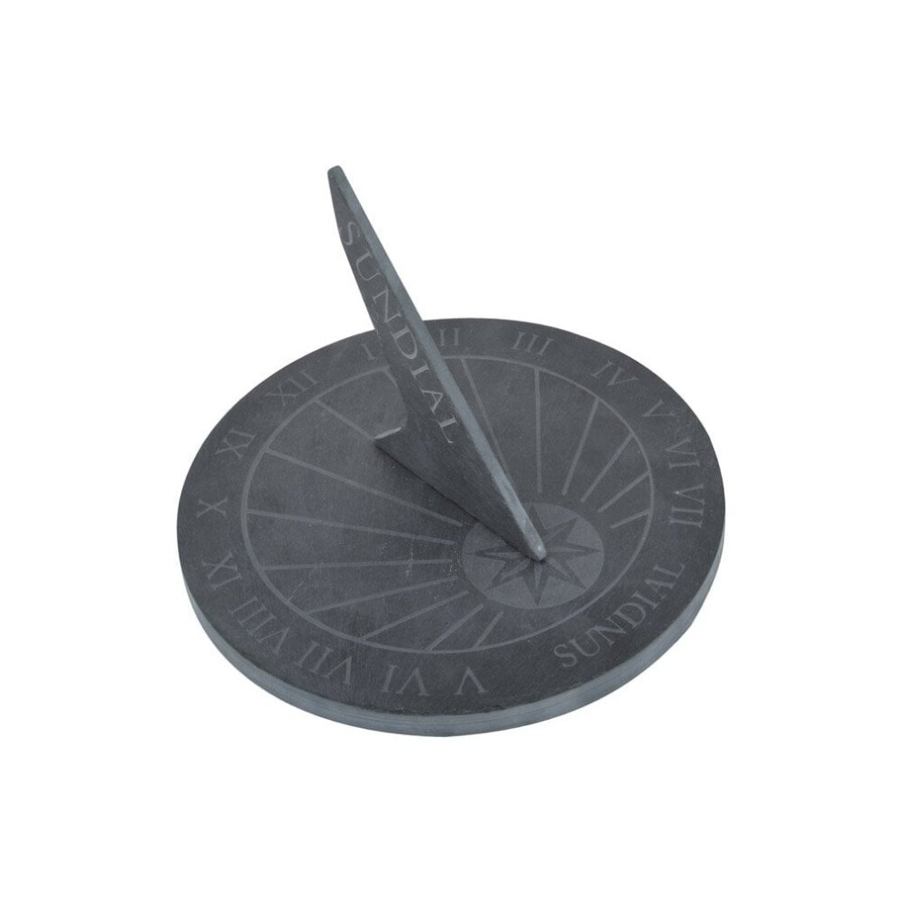 Round Slate Sundial