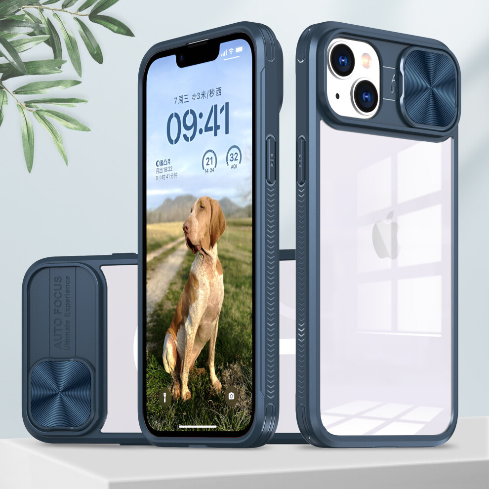 (navy, IP 12/12 PRO 6.1) Suitable for iPhone series clear drop-proof cases-image-OPC-PBBCSY2-NEW