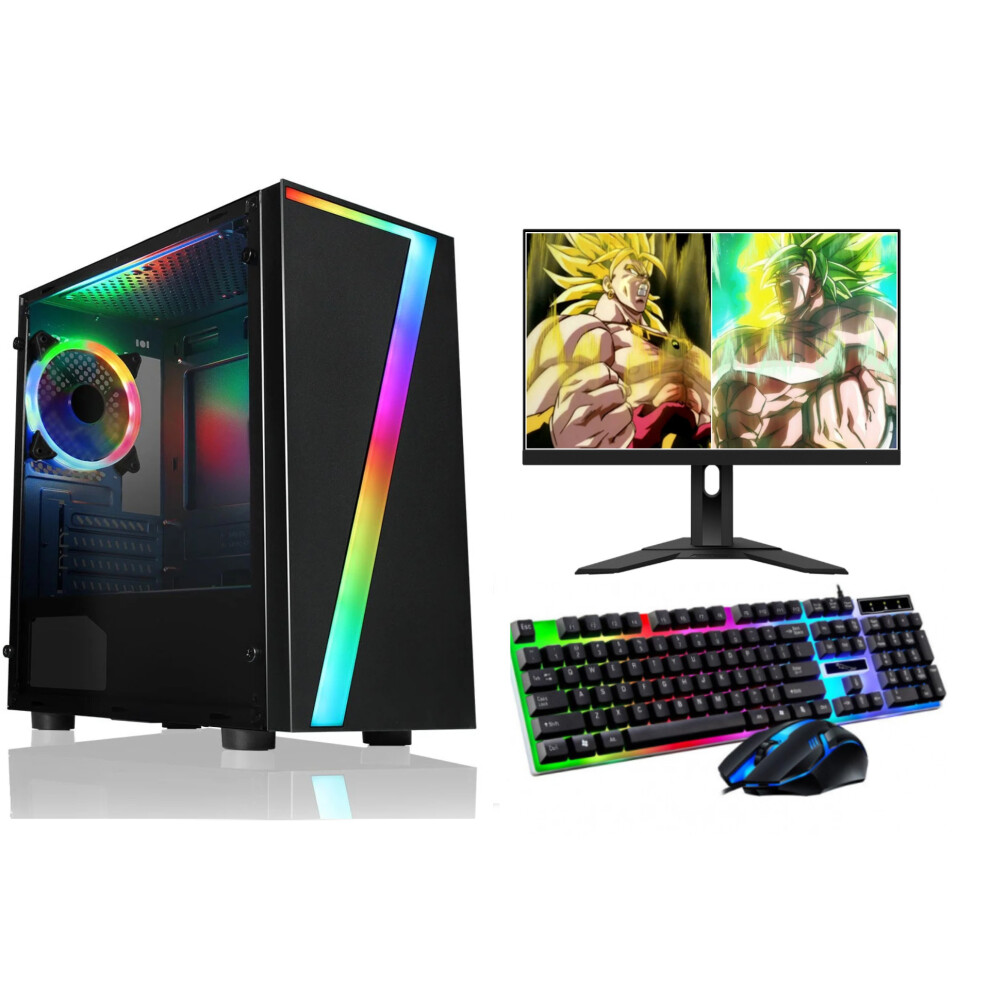 FCS ULTRA Gaming PC Bundle Intel Core i5 8GB 240SSD Windows 10 GT 730