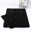 (Black) Dolphin Bath & Pedestal Mat 2 Piece Bath Mat Set 1