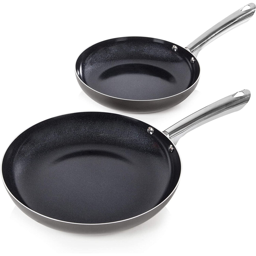 Morphy Richards 973015X Frying Pan Set, Non Stick 24/28cm