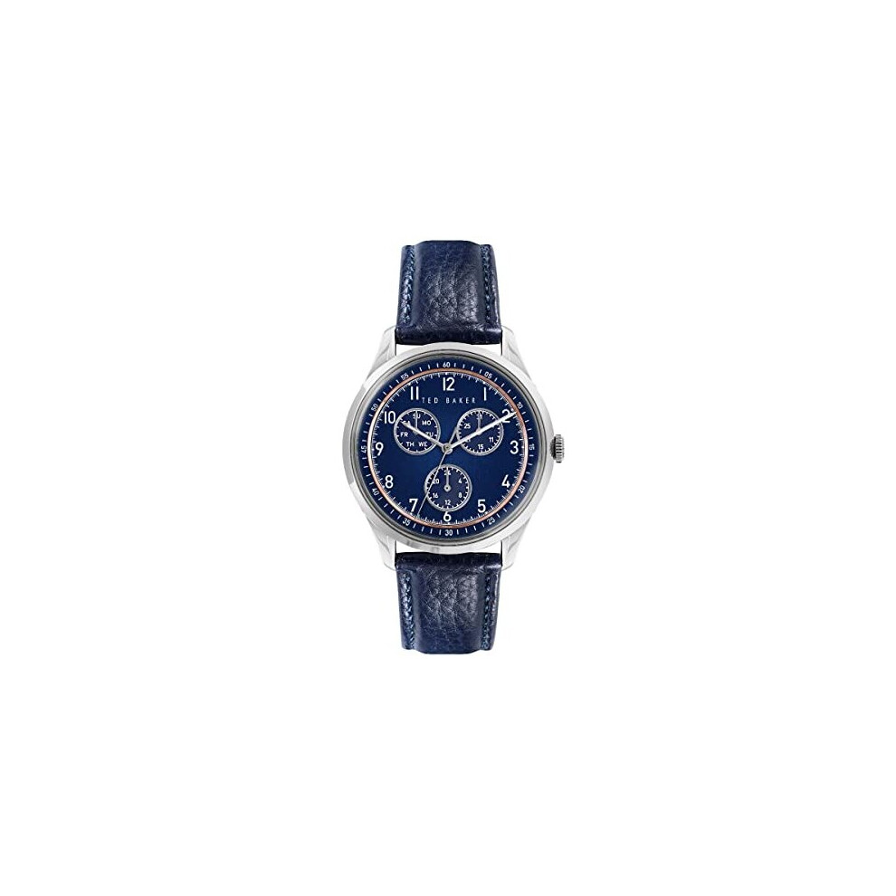 Ted Baker | Daquir Multi | Blue Dial | Blue Leather Strap | BKPDQS107