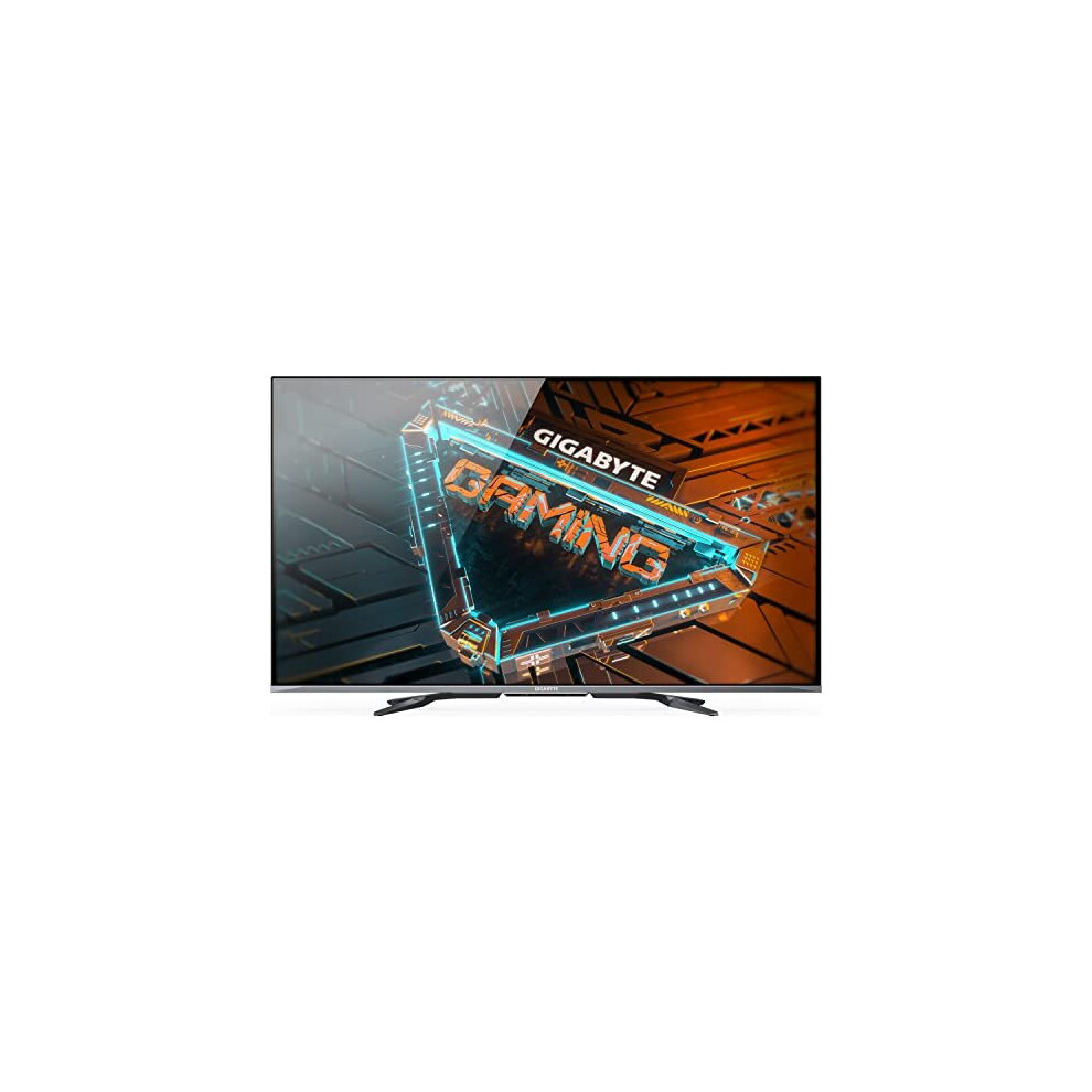 Gigabyte S55U 54.6 Inch VA Quantum Dot 4K/UHD (3840 x 2160) 120Hz HDMI 2.1 FreeSync Premium Gaming Monitor - With built-in Netflix, YouTube, Prime