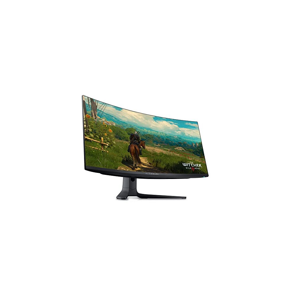 Alienware AW3423DWF 34" Wqhd (3440X1440) 21:9 1800R ÉCran Pc Gaming Incurvé, 165Hz, Qd Oled, 0.1Ms, Amd Freesync Premium Pro, 99.3% DCI-P3, HDR400, 2X Displayport, 1X Hdmi, 5X Usb, Garantie 3 Ans-image