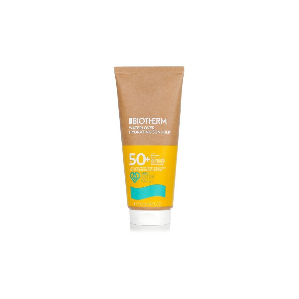 Biotherm Waterlover Hydrating Sun Milk Spf 50 200Ml/6.76Oz