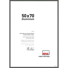 DEHA Design aluminium picture frame Boston, 50x70 cm, Contrast Grey