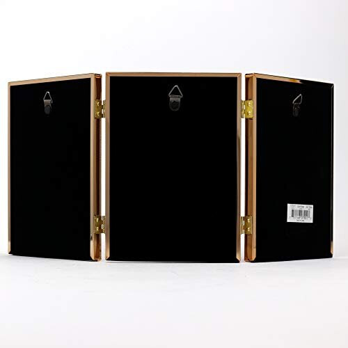 Lawrence Frames Picture Frame, Metal, Gold, 5x7 Triple 2