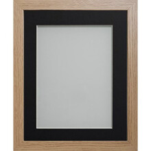 Frame Company Allington Range Beech Picture Photo Frame with Black Mount Mount * Choice of Sizes* NEW