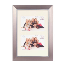 Inov8 Framing Frame, Pewter Silver Inset, 12x8 inch Dual Aperture