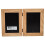 Hampton Frames NEW ENGLAND Solid Oak Wood Photo Frame (Hinged Double 5x7 (13x18cm)) 4
