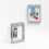 Room Copenhagen Lego Picture Frame - Stackable  Tabletop or Wall Display Photo Frame  Fits 5 x 7 in Photos  Grey 4