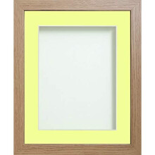 Frame Company Allington Range Beech Picture Photo Frame with Lemon Bon Bon Mount * Choice of Sizes* NEW