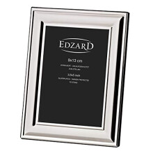 Edzard photo frame Sunset for photo 3,5 x 5,1 in, silver plated, tarnish protected