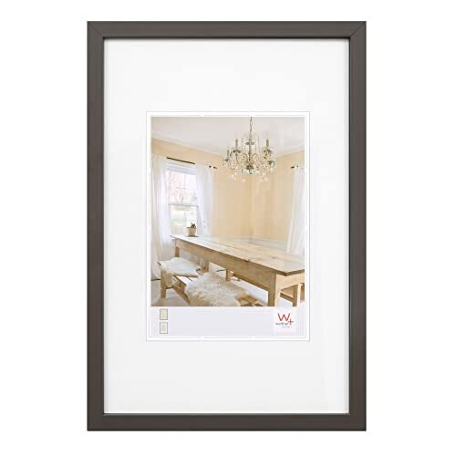 Peppers wooden frame 15x20 grey