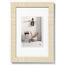 Walther design HO824W Home wooden picture frame, 7 x 9.50 inch (18 x 24 cm), cream white