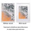 SILD A2 Poster Frame - Solid Wood Frames White Picture Frame A2 with Mount for A3 Frame Set of 2 4