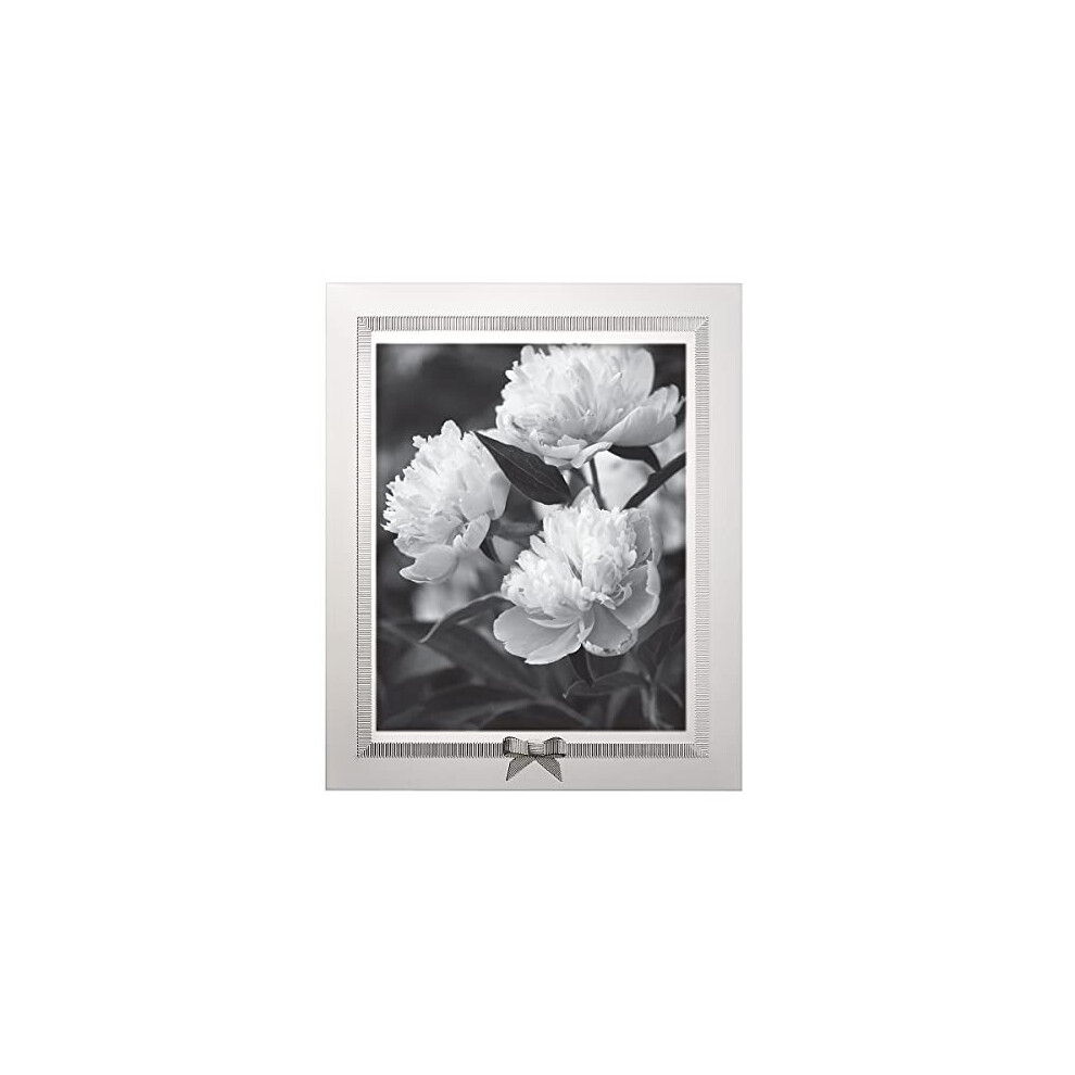kate spade new york Grace Avenue 8" X 10" Frame, Silverplated Stamped Steel, Metallic, 2.55 LB
