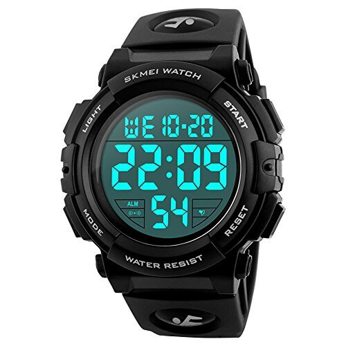 Mens big face digital watches sale