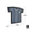 Umbra Umbra T-Frame Jersey Display, Black, Medium 3