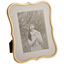 kate spade new york Crown Point Gold 5" X 7" Frame, Goldplated, Metallic, 1.55 LB