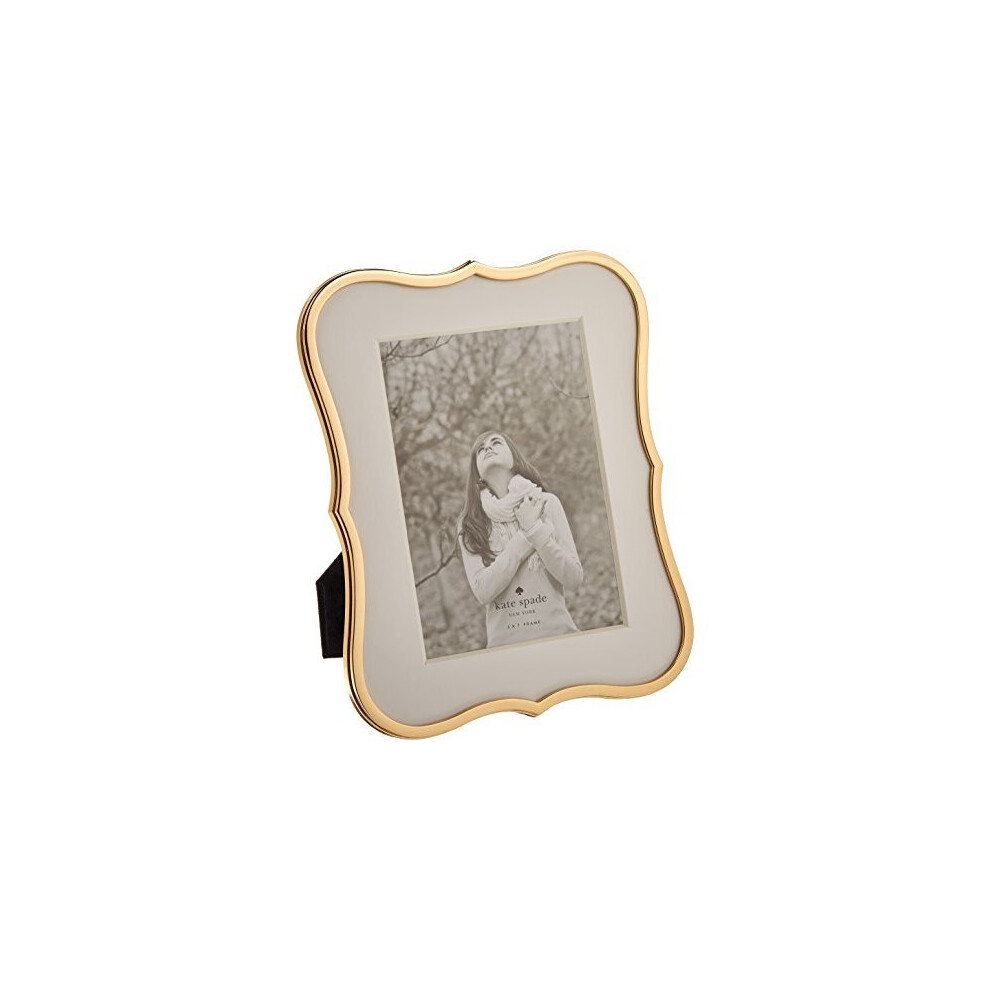 kate spade new york Crown Point Gold 5" X 7" Frame, Goldplated, Metallic, 1.55 LB