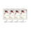 4 Pack Standing Photo Frames,Picture Frame Set,Vertical Mount Sign Holders 4x6", Double Sided Tabletop Display,Each Frame Holds 2 1