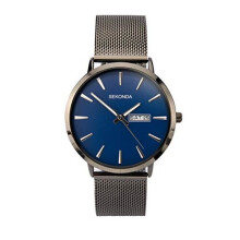 Sekonda Mens Analogue Classic Quartz Watch with Stainless Steel Strap 1728