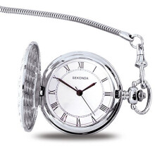 Sekonda Men's Quartz Watch with White Dial Analogue Display and White Steel Bracelet 3798.3