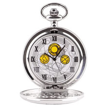 Orologio Da Tasca Doctor Who In Bronzo - Quartz, Quadrante Bianco, Catena, Stile Retrò - Foto 13