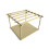 (Rustic Brown, 4.2m x 4.2m (with 4 posts)) Pergola and decking kit (Dinasty design) 4