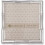 Lawrence Frames Bamboo Design Metal Frame, 4x4, Silver 1