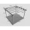 (Rustic Brown, 4.2m x 4.2m (with 4 posts)) Pergola and decking kit (Dinasty design) 11
