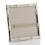 Lawrence Frames Bamboo Design Metal Frame, 4x4, Silver 3